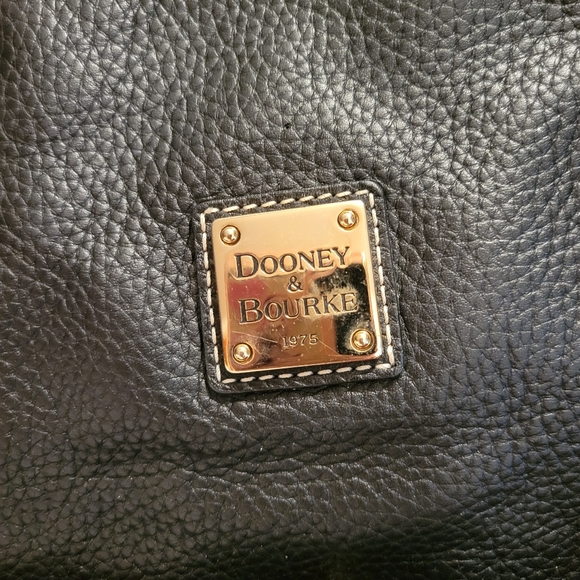 Dooney & Bourke Accessories Dooney Burke Belk Leather Shoulder Bag Navy Poshmark